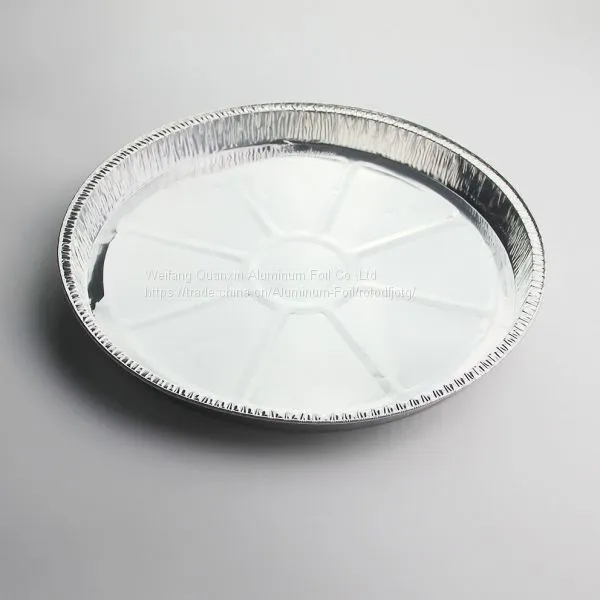 Round Disposable Aluminum Foil Baking Pizza Pan With Lids photo-5