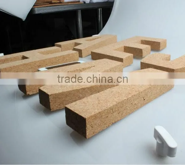 Natural Cork Letter "H" OEM photo-2