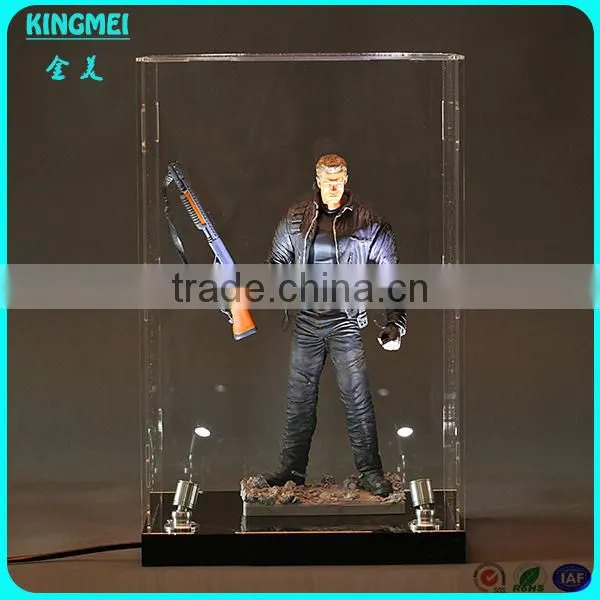 Fashion Elegant Design Clear Counter Top Acrylic Toy Display Case With Cover photo-5