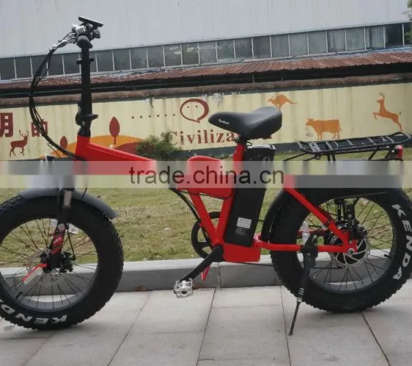20''*4.0 Folding Electric Bike With 8fun 500W Motor and Sansung 48V 10AH Battery photo-3