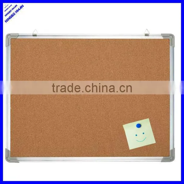 Standard size wholesale magnetic cork bulletin board with aluminium frame