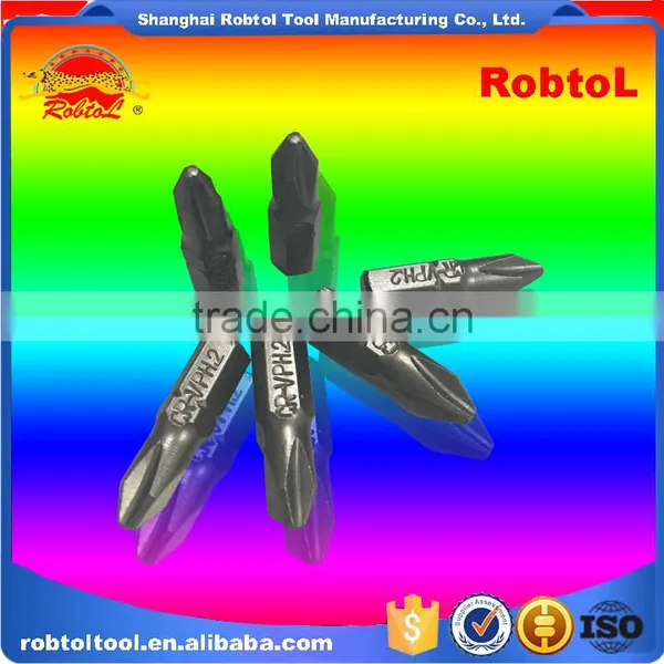 6.5*25mm Magnetic Head Screwdriver Bits Hex Shank S2 Steel PH1 PH2 Electric Air Pneumatic photo-2