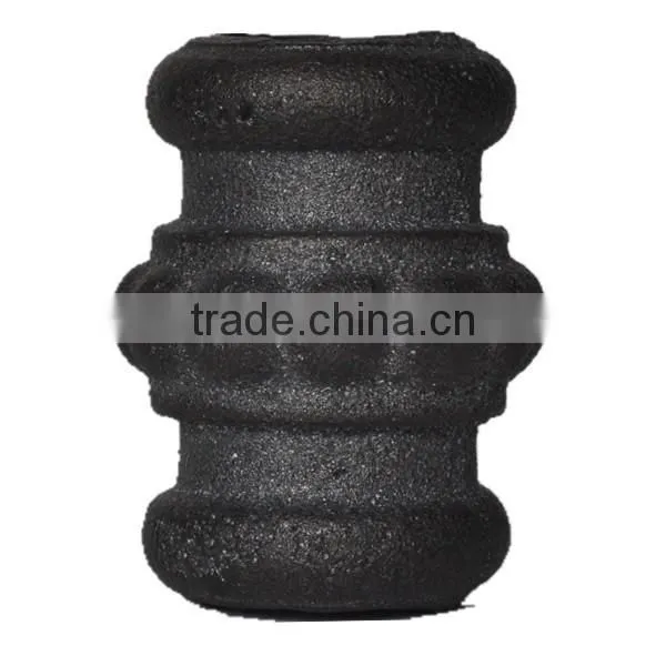 Ornament Cast Iron Fence&gates Collars and Bushes,round Base photo-2