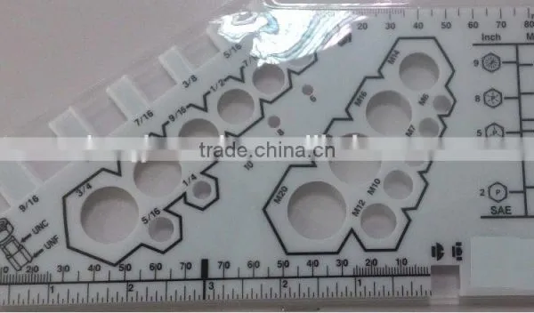 Nut and Bolt Gauge With Patent for Measuring Tool photo-2