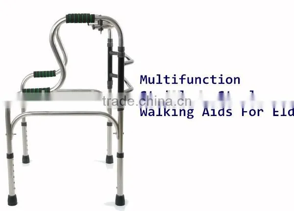 Folding Stainless Steel Adjustable Walking Aids For Elderly photo-5