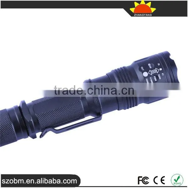ZY-601A XM-L T6 3-Modes Zoom Adjustable Focus LED Flashlight Torch photo-5