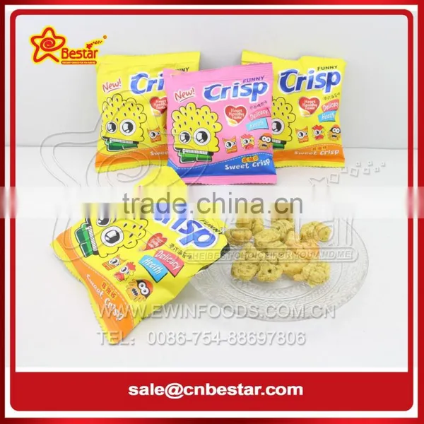 Mini Sweet Crisp Fried Cracker Ball Snack Seaweed/Barbecue Flvaor
