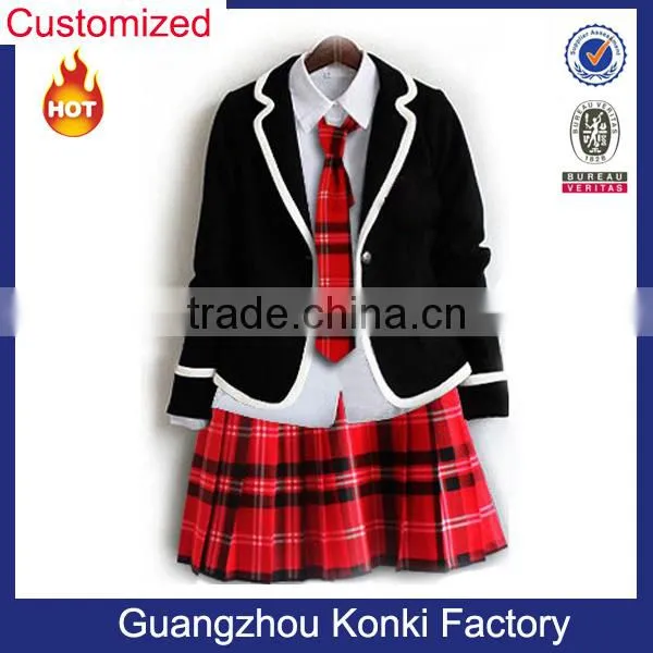 Wholesale Fashionable Youth Coat and Blazer Jacket School Uniform Design photo-2