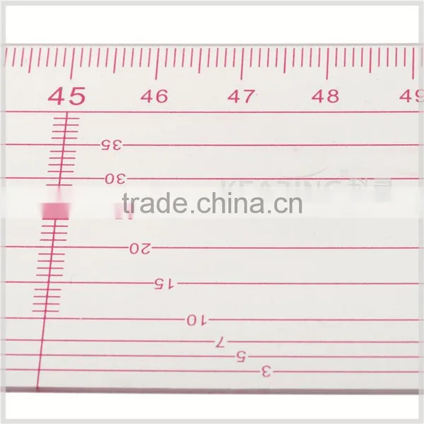 Kearing Chinese Manufacture 5 * 50*0.12cm Metric Patchwork Handicraft Quilting Ruler for Fashion Design# W5152 photo-4
