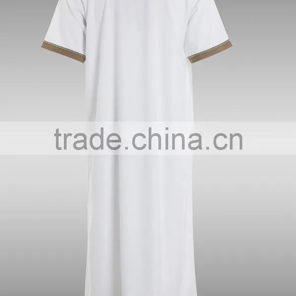 MEN'S MUSLIM ISLAMIC ARABIC ROBES DISHDASHA MORNING GOWNS THOBE photo-2