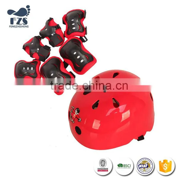 HFX0184 Kids Sport Wear Safety Gear Helmet and Knee Support on Sale photo-3