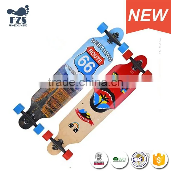HSJ183 Newest Skateboard Longboard 4 Wheels Skateboard for Sale photo-6