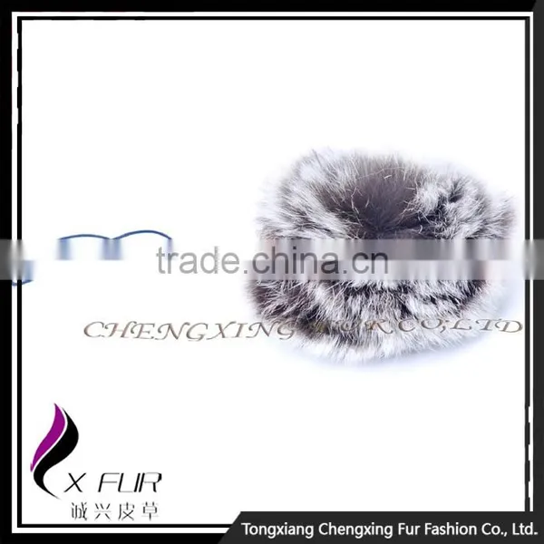 CX-A-54B 2016 Fashion Wholesale Cheap Rex Rabbit Fur Cell Phone Charm Chain photo-2