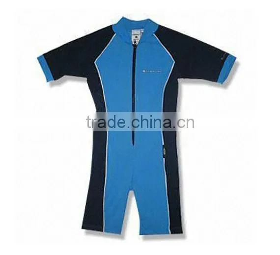 2015 Bright Blue and Green & New Cute Design Boy Swimsuit One Piece photo-2