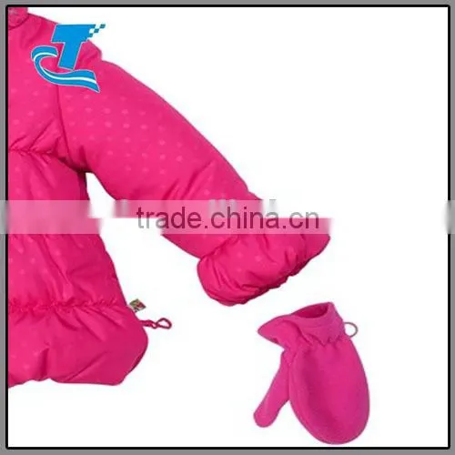 Girl's Lovely Design Padding Hoody Jacket photo-3