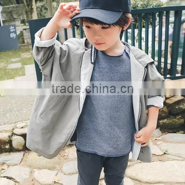 Zm35736a Fancy Boys Trench Coat Kids Life Bomber Jacket photo-2