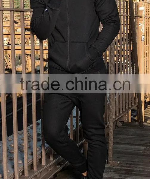 Jogging Suit and Sports Tracksuit for Men Plain Cotton Tracksuit photo-3