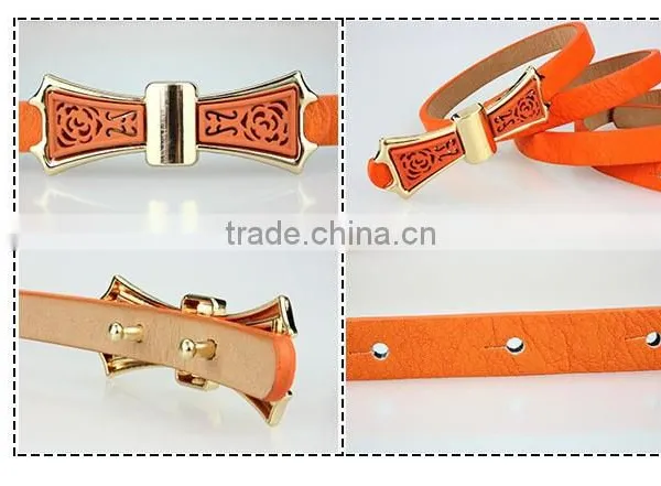 MOQ 1pc High Quality Shinny 14 Different Colors Beautiful Metal Buckle Cheap Price Belt for Women Belt Cummerbund photo-6