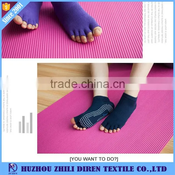 High Elasticity Custom Non Slip Toeless/Toe Yoga Socks for Women photo-5