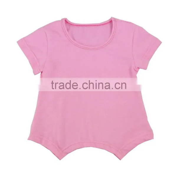 China Wholesale Children Sports Wear Lovely Cotton Rounded Bottom Kids Baseball Shirt photo-3