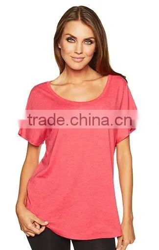 Next Level Apparel Ladies' Tri-Blend Dolman Tee - Made From 50% Polyester, 25% Cotton, 25% Rayon and Comes With Your Logo photo-2