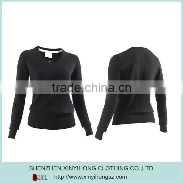 Womens Sports High Quality V Collar Golf Knitwear photo-2