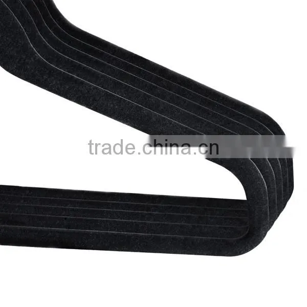 Black Custom Velvet Hanger for Clothes photo-4