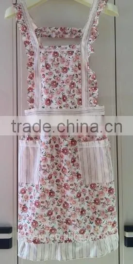 Hot sale! fashion printed promotional kitchen apron