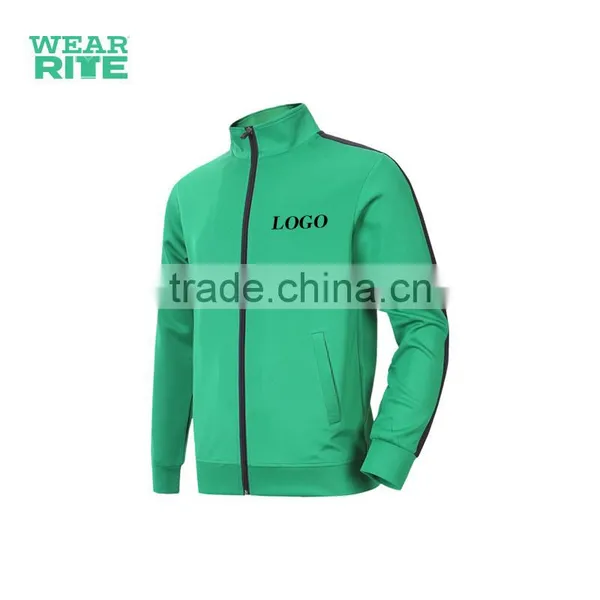 Custom Logo Embroided Long Sleeve Zipper Jackets photo-3