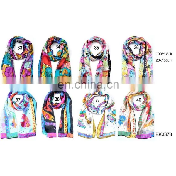 2016 100% Silk Scarf, Printing Silk Scarf, Cheap Silk Scarf photo-5