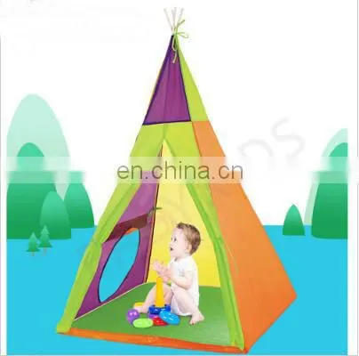 Indoor Outdoor Safety Children Game Playhouse Tepee Tent for Kids Play photo-3