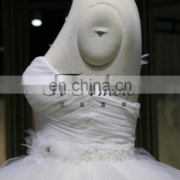 1A873 One Shoulder Ruche Sleeveless Ball Gown Evening Dress New Design 2016 photo-6