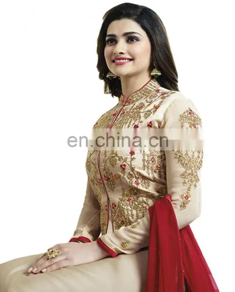 2017 Ladies Party Wear Salwar Kameez / Semi-Stitched Koti Style Salwar Suits 2017(salwar Kameez Suits) photo-3