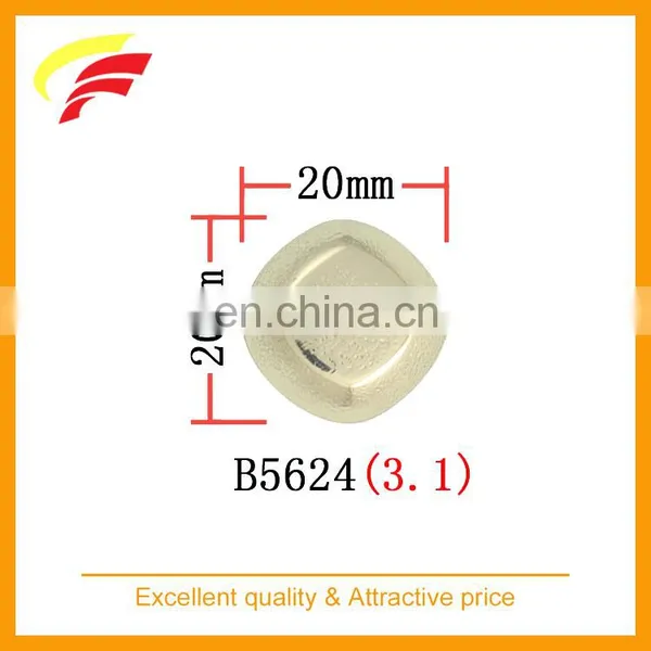 Fashion Hat Shape Zamak Sewing Suit Button