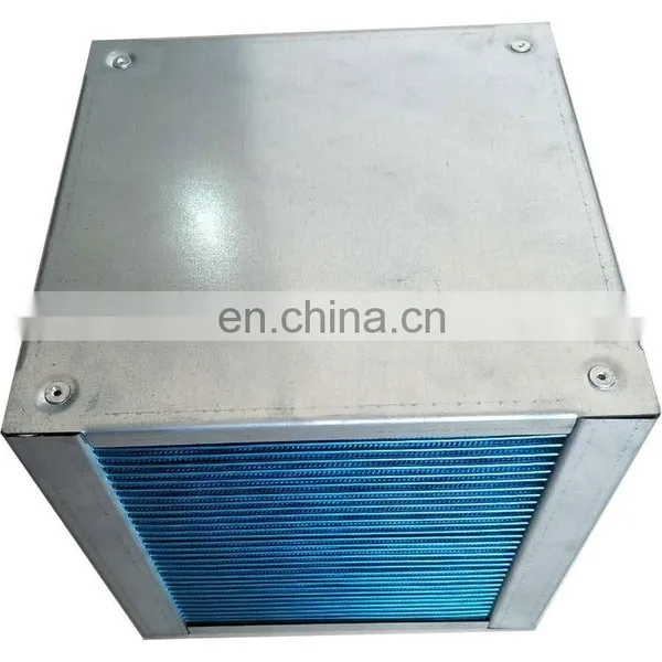 Air Handling Unit Double Folded Edge 0.13mm Thick Aluminum Foils Cross Flow Ventilator Core photo-2