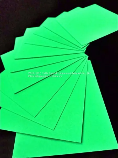 High Quality YADA Luminescent Glow Sign Board Pvc photo-2