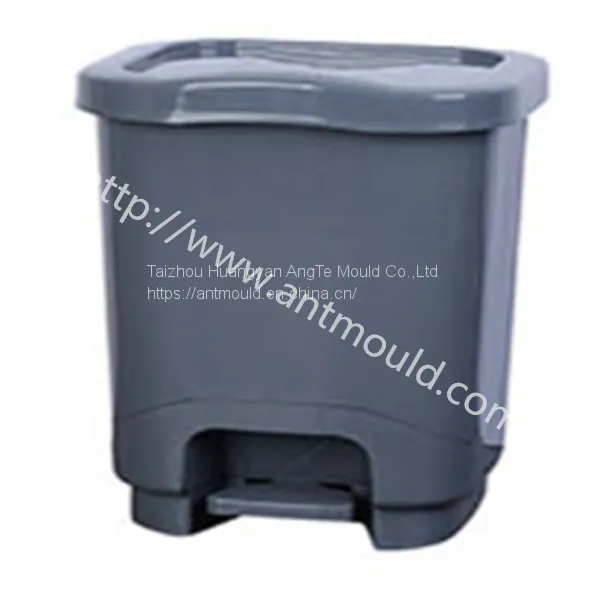Trash Can Plastic Mold Design Manufacture Garbage Can Injection Mould photo-3