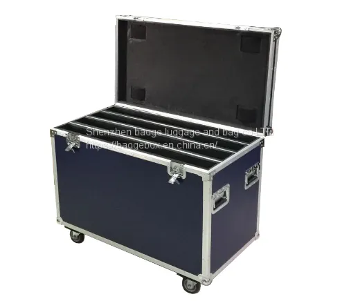 Top Cover + Two Lock Turntable Road Case Right & Round Corner photo-2