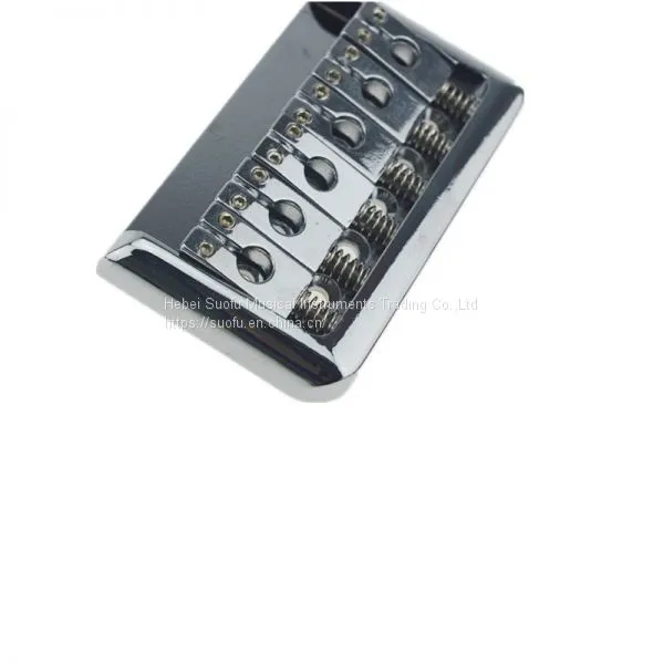 Factory Custom Nickel Plated Brass Headless Guitar Bridge