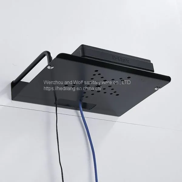 Storage Box Rack Router Brackets Back Set Top Box Holder photo-4