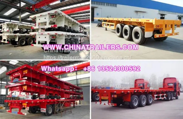 ChinaTrailers Полуприцеп с высоким платформой
