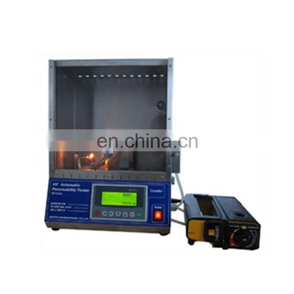 45 Degree Tlammability Tester And 45 Degrees Textiles Flame Tester