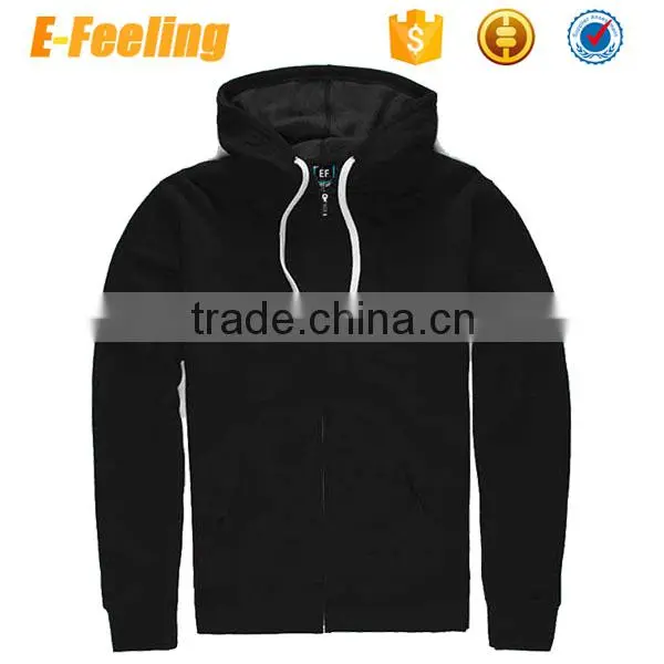 Wholesale Plain Zip Hoodies Zip Up Hoodies Plain Zip Hoodies photo-4