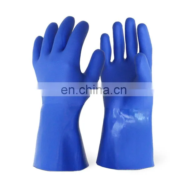 Fruit Usage Anti Puncture And Anti Cut High Level Performance Long Sleeve PVC Sandy Pineapple Plantations Gloves photo-4
