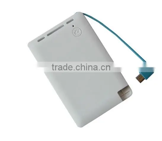 2015 New Product Ultra-thin 4.8mm Credit Card Power Bank, Micro Usb Battery Charger, Slim Power Banks Made in China photo-4
