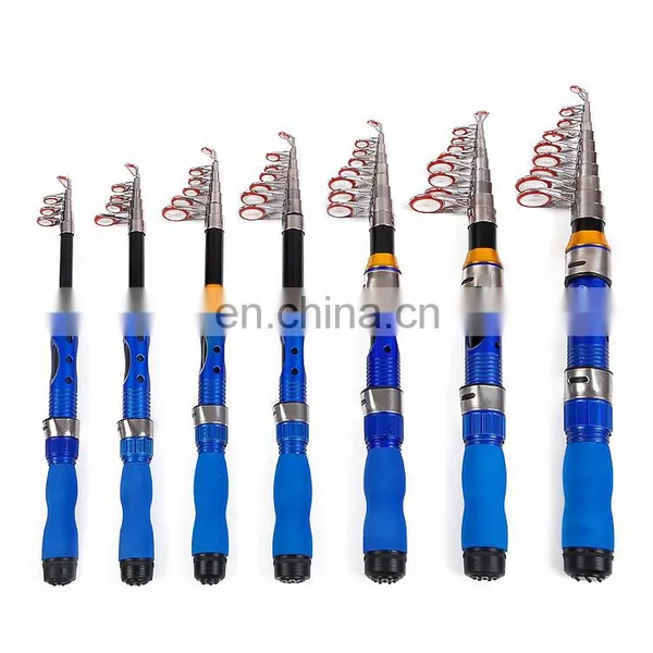 Hot Sale High Quality Ice Fishing Rod 1-2.3m Mini Telescopic Rod Fiber Glass Fishing/ Fishing Rod photo-3