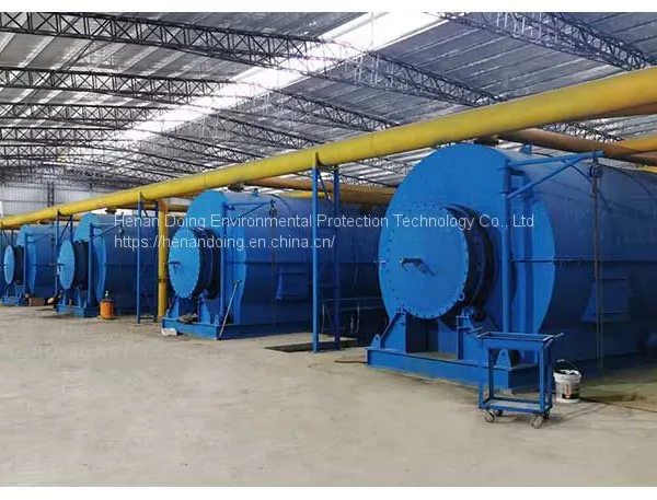 100kg-20TPD Waste Tire/plastic to Pyrolysis Oil Recycling and Converting Machine for Sale photo-2
