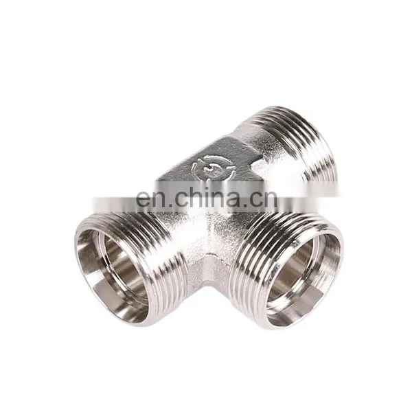 High Quality Reducing Stainless Steel Tee Connector Carbon Steel Pipe Fitting photo-3