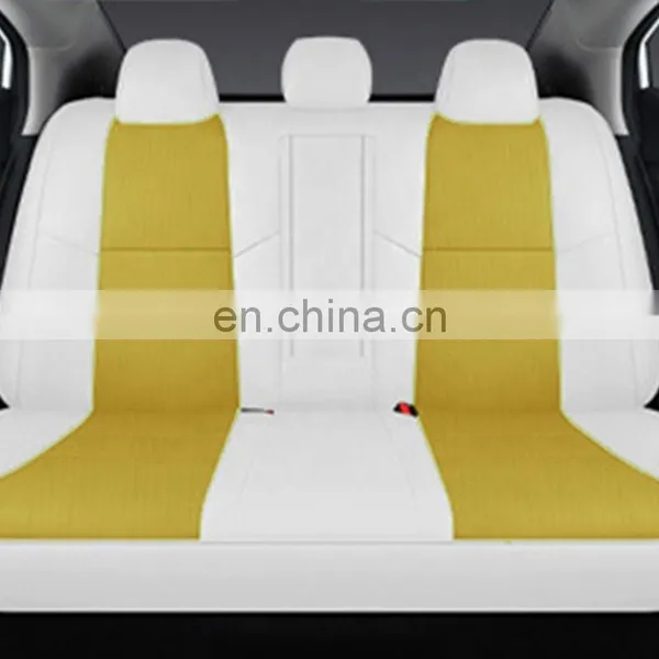 2022 360 Degree Full Surrounded Black Brown Mixed Standard True Genuine Leather 5d Car Conversion Seat Cover Fit for Ix35 Ix45 photo-4
