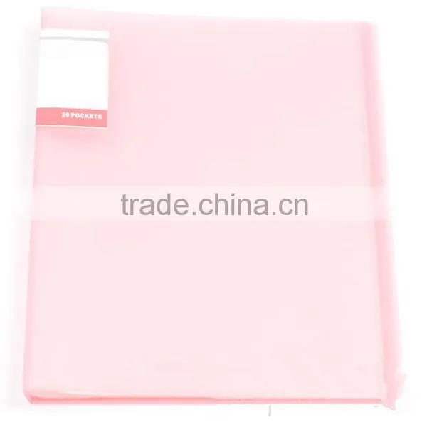 100 Pockets a4 Size Eco-friendly pp Plastic Clear Display Book photo-4